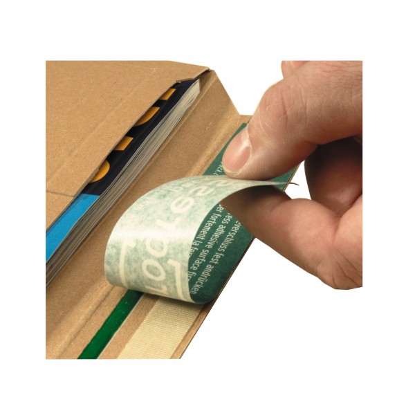 Versandtasche aus stabiler Vollpappe DIN A5 | braun