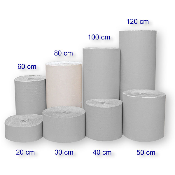 Rollenwellpappe | Breite: 80cm | Länge: 70m