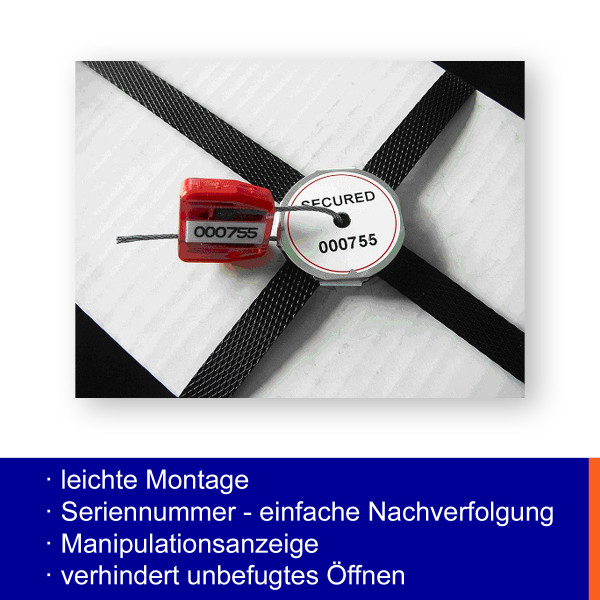 Originalverschlusskontrolle für Ihre umreiften Paletten