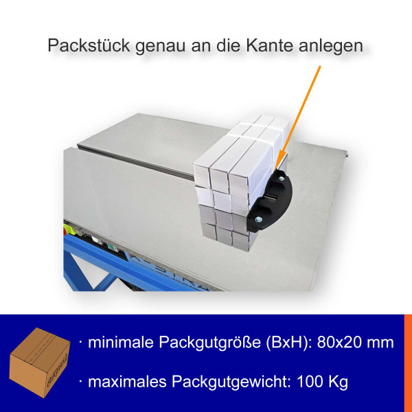 EP-202 halbautomatische Umreifungsmaschine