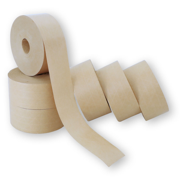 Nassklebeband Kraftpapier * verstärkt Gitterstruktur * havana