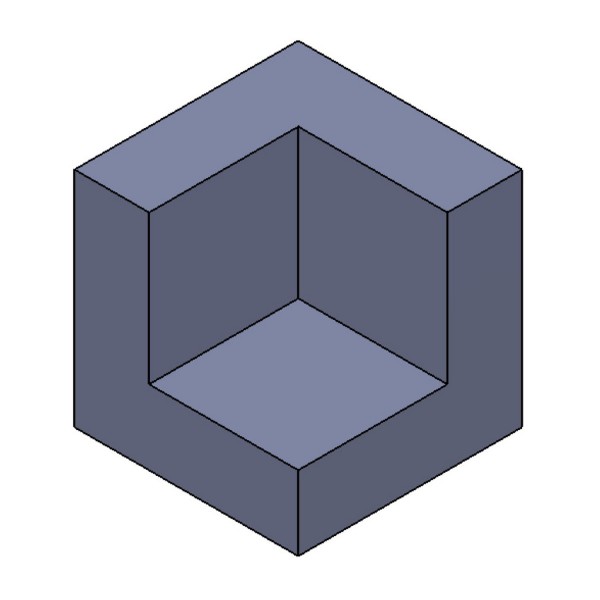 EPS-Ecke 90x90x90mm | Wandstärke: ca.30mm