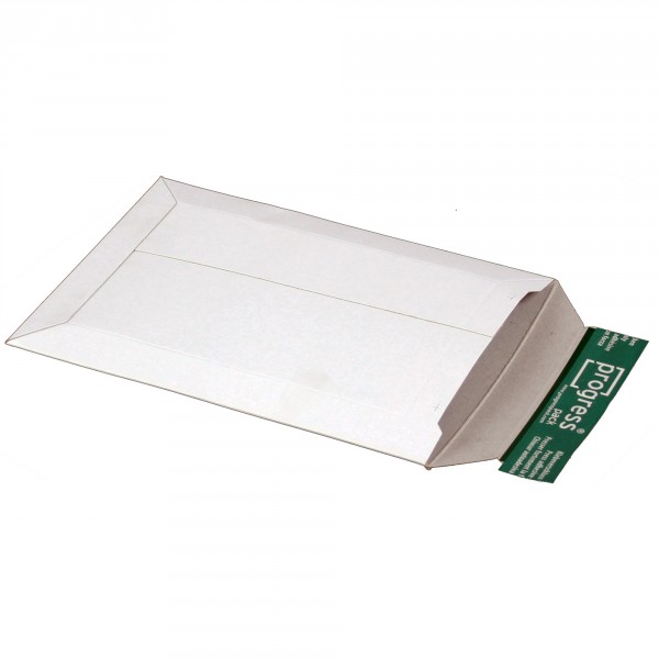 Versandtasche aus stabiler Vollpappe DIN A5 | weiß