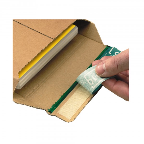 Versandtasche aus extrem stabiler Wellpappe DIN B4 | braun