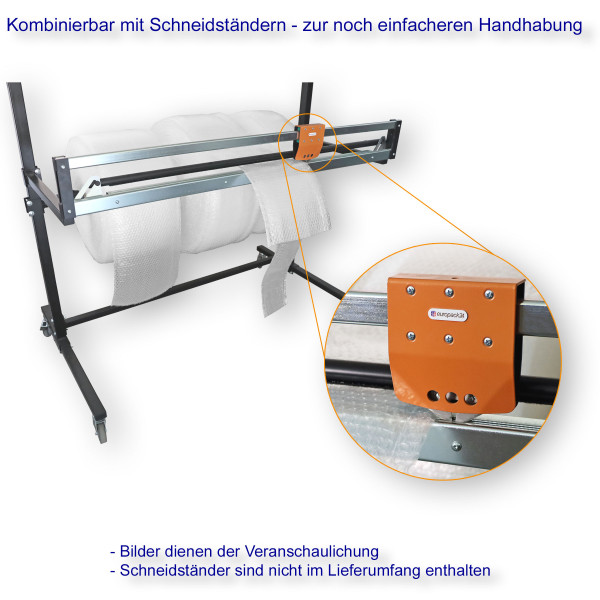 LDPE-Luftpolsterfolie Schlauch 200mm×50m | 80µm | kleingenoppt