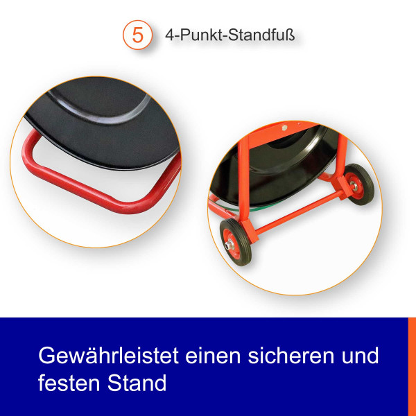 Abrollwagen für PP / PET - Band Rollen