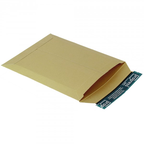 Versandtasche aus stabiler Vollpappe DIN A4 | braun