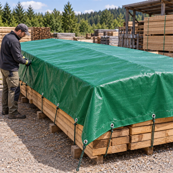 Bändchengewebeplane 4x8m