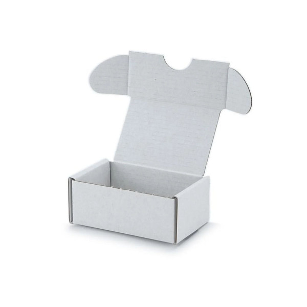 90x60x40mm einwellige Kartonagen | weiß Visitenkartenschachtel