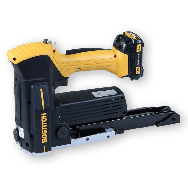 Bostitch Akku Karton Verschlusshefter + 2 Batterien
