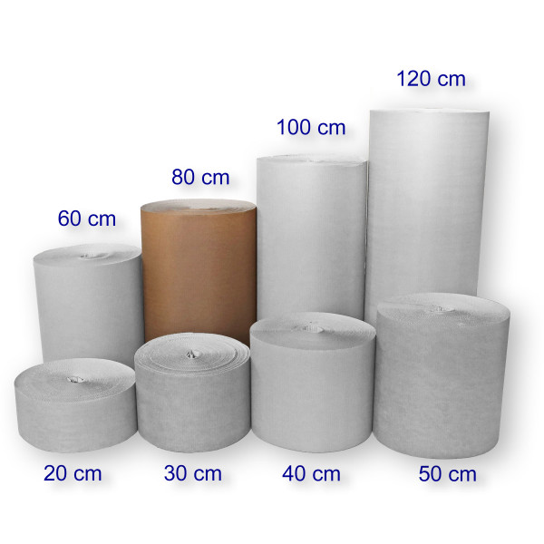 Rollenwellpappe Stark | Breite: 80cm | Länge: 70m