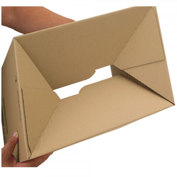 390x290x100-240mm DIN 1/8E Fix-Aufrichtekarton