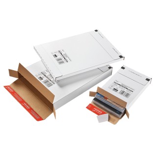 244x344x45mm Maxibrief Karton | weiß