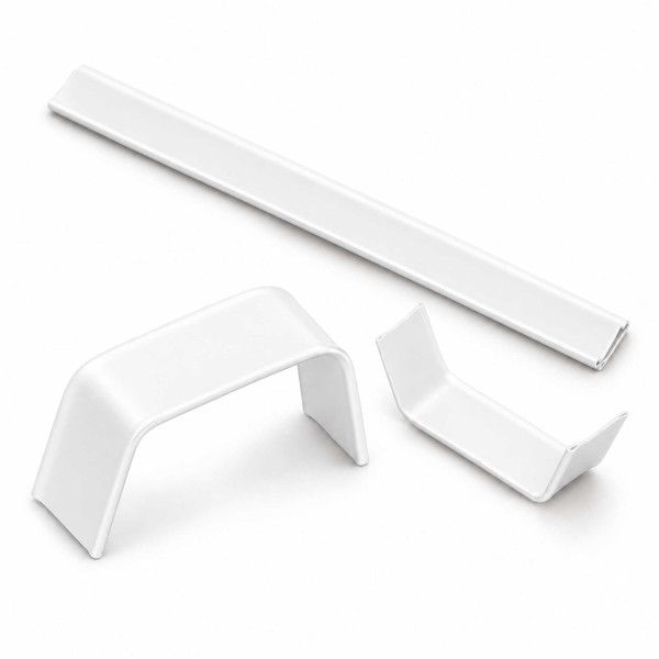 Verschlussclips weiss 70mm