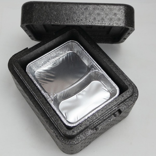 Transportbehälter PIT 3 anthrazit - für 3 Menüschalen