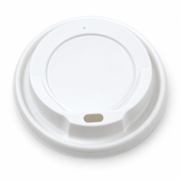 Kaffeebecherdeckel | weiß | 200ml | 100er Pack