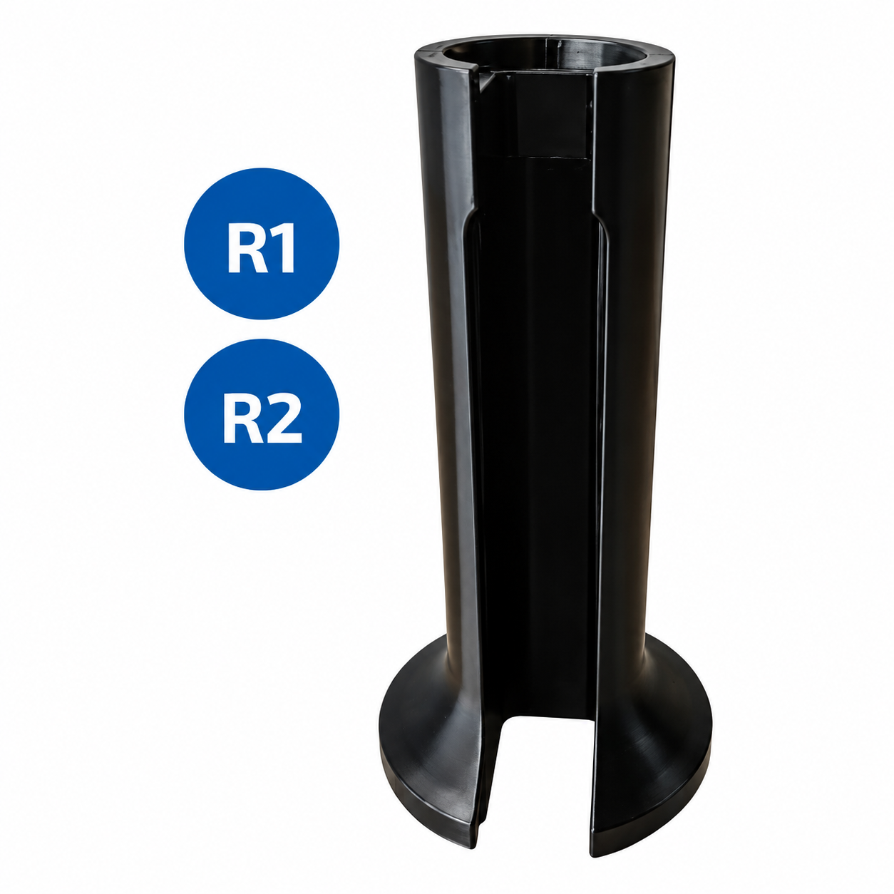 Adapter R1 und R2 für schmalere Folien am 250mm-Folienhalter