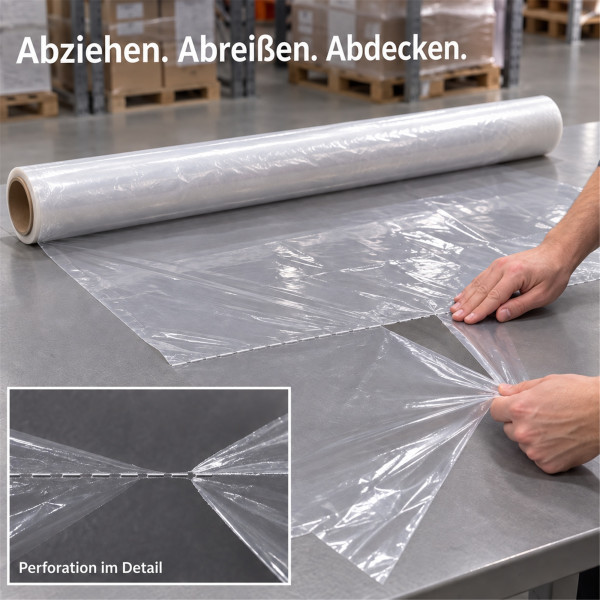 Deckblattfolie 1400x1800mm | Rolle | 250 Blatt