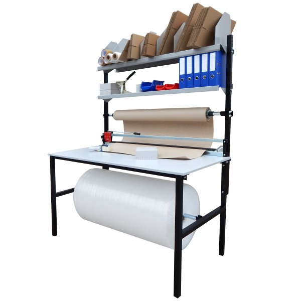 Universal - Packtischsystem mit Abroll und Schneidsystem