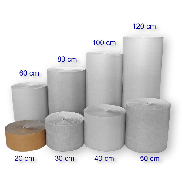 Rollenwellpappe Stark | Breite: 20cm | Länge: 70m