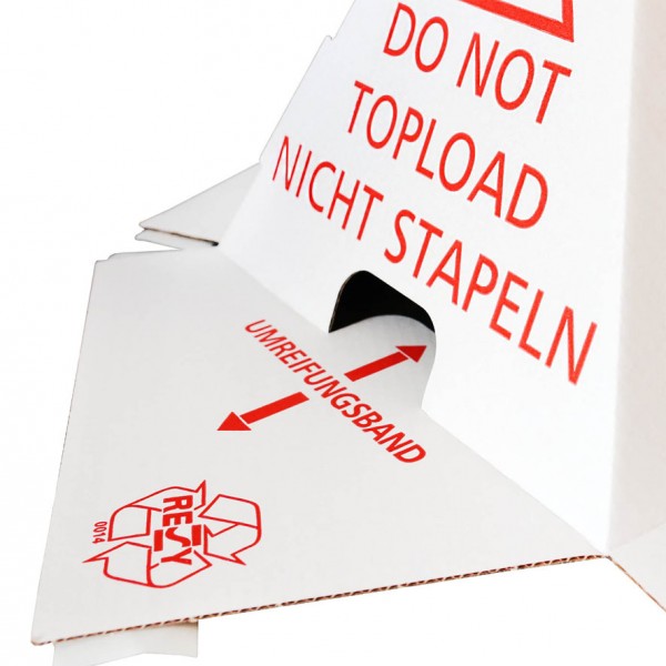 Palettenhütchen 200x200x245mm | Befestigung mit Selbstklebestreifen