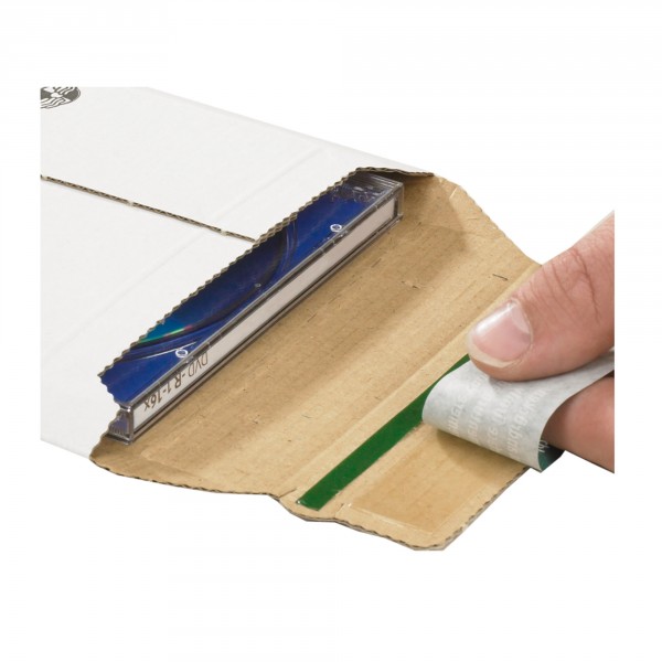 Disk-Pack aus extrem stabiler Wellpappe | weiß