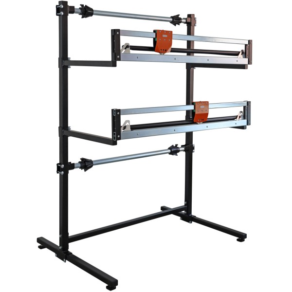 Schwerlast Schneidständer - Abrollständer mit 2 Schneideinheiten und 2 Achsen