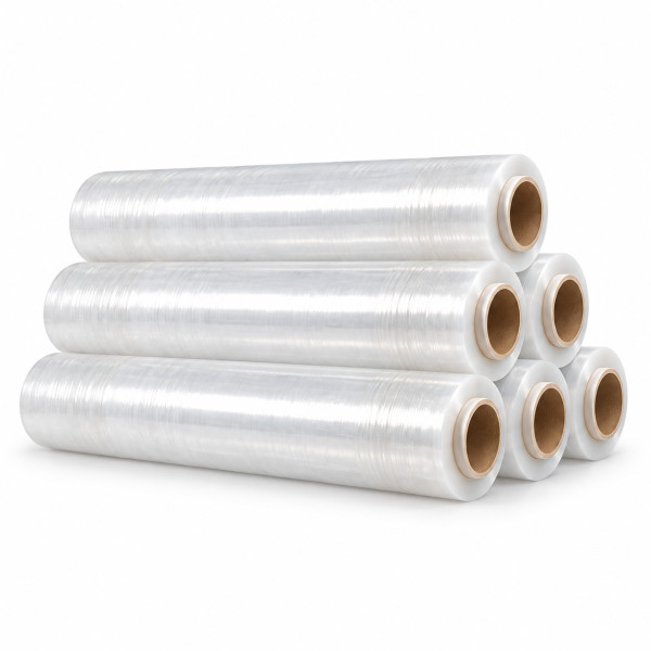 Handstretchfolie - transparent | 17µm | 50cm breit | 300m - Rolle