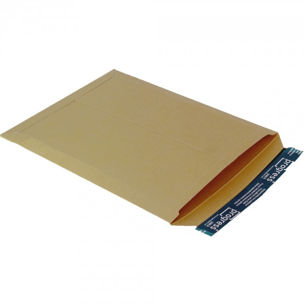 Versandtasche aus stabiler Vollpappe DIN B4 | braun