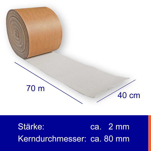 Rollenwellpappe Stark | Breite: 40cm | Länge: 70m