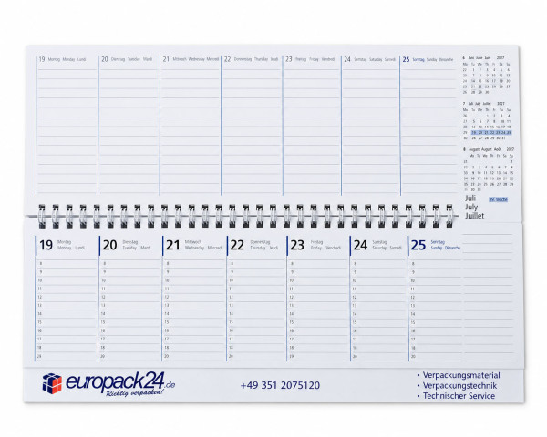Tischkalender 2027
