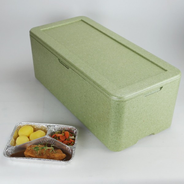 Transportbehälter W 15 grün - für 15 Menüschalen