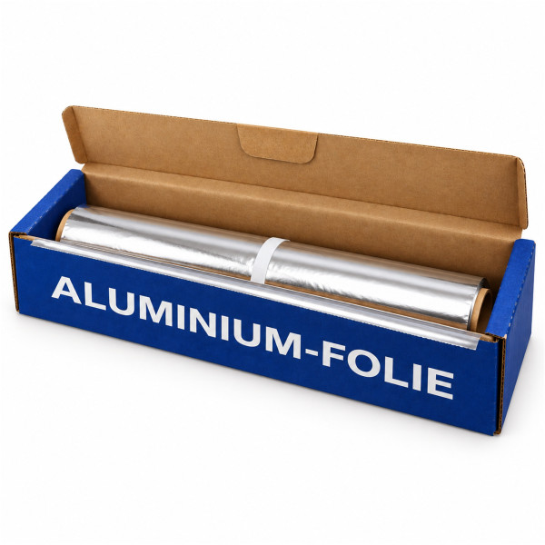 Alufolie in Abrißbox 45cm x 150m