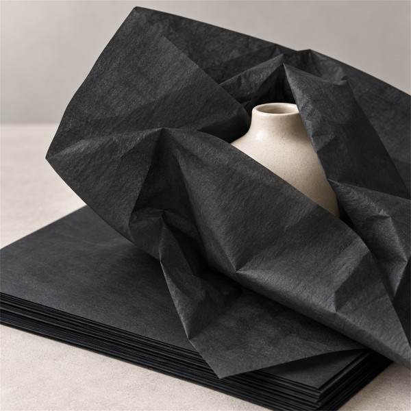 Packseide 50x75cm | schwarz | 30g/m² | 12,5kg - Pack