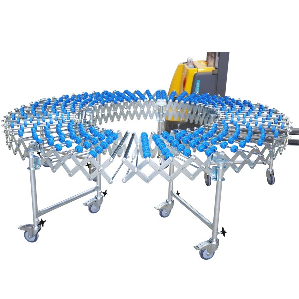 Scherenröllchenbahn mit Kunstoffröllchen