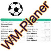 Fußball WM 2026 Wandplaner DIN A2