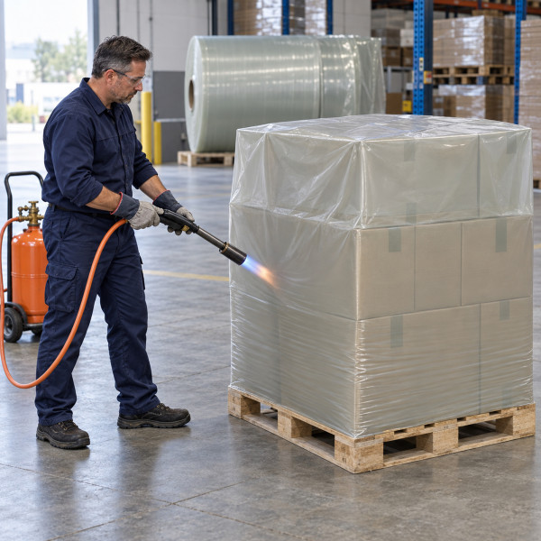 LDPE-Schrumpfschlauchfolie 1250x850mm | Rolle | 100m