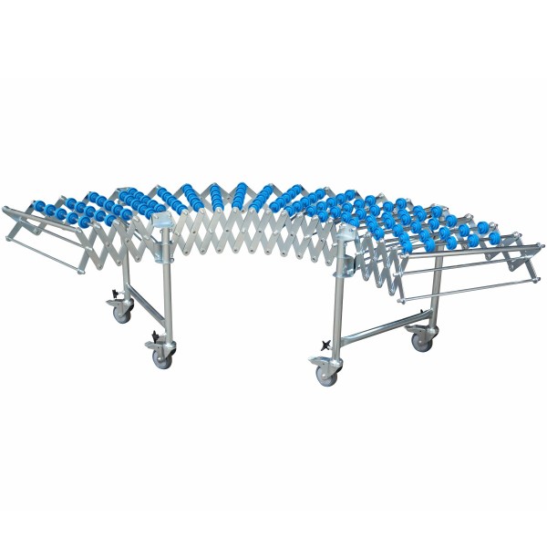 Scherenröllchenbahn mit Kunstoffröllchen