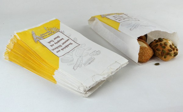 Bäckerfaltenbeutel "Brot & Korn" 0,75kg