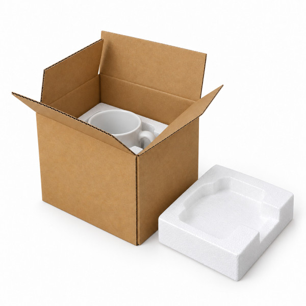 140x97x115mm einwellige Tassenkartonage | 550er Pack