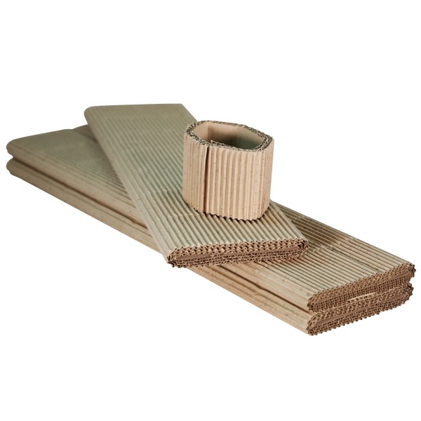 Wellpapppolster O-Form | 8 Stück je Strang