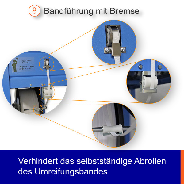 EP-202 halbautomatische Umreifungsmaschine