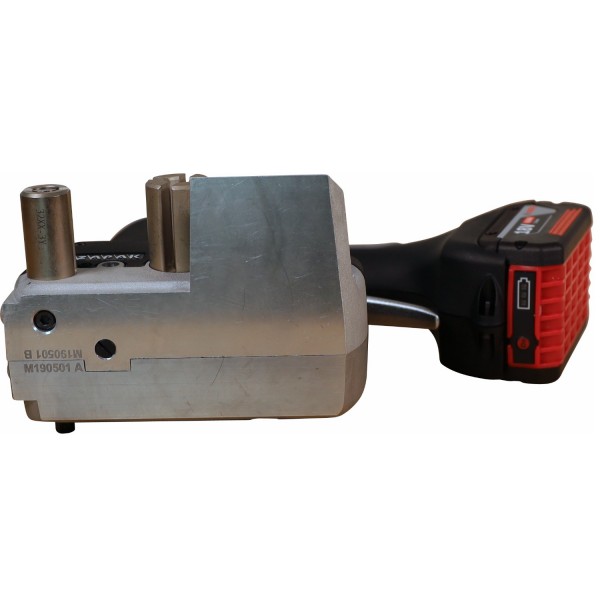 Spanngerät + Band + Klammern (+ Abroller) = SET