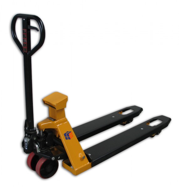 Gabelhubwagen mit Präzisionswaage