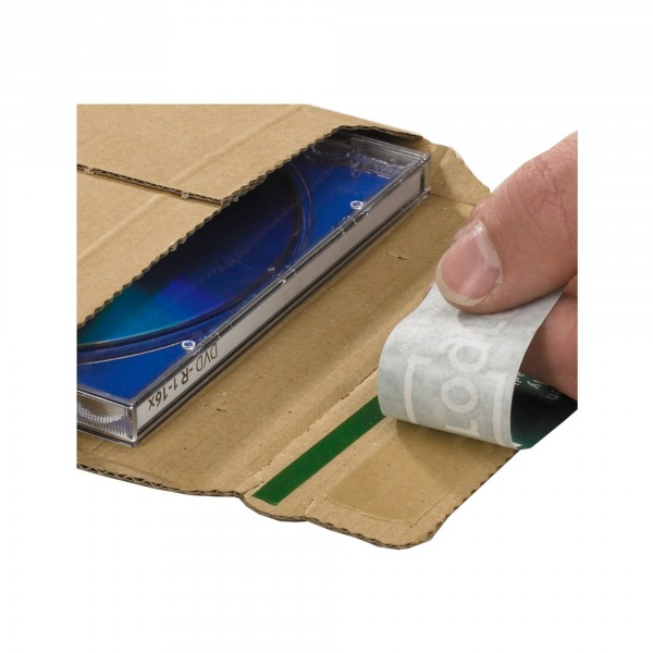 Disk-Pack aus extrem stabiler Wellpappe | braun