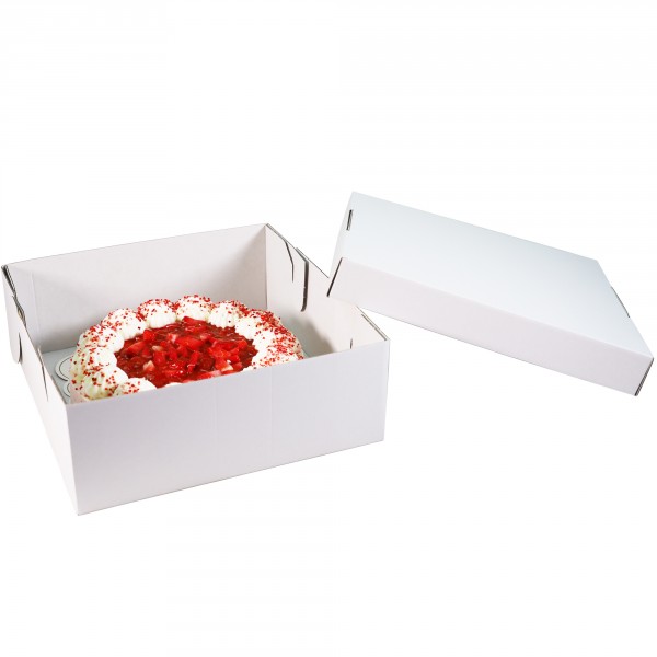 Tortenkarton 320x320x120mm 2-teilig