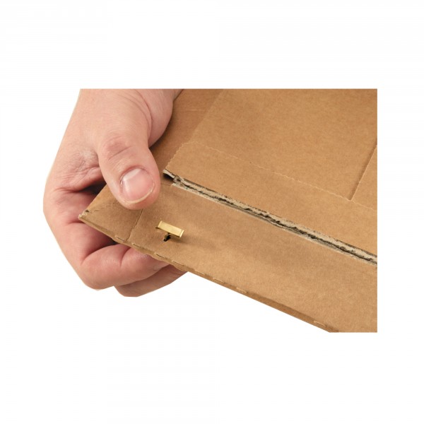 Disk-Pack aus extrem stabiler Wellpappe | braun