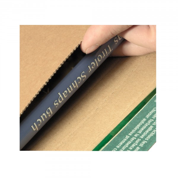 Versandtasche quer, aus extrem stabiler Wellpappe DIN C4 | braun | Groß- und Maxibrief Format