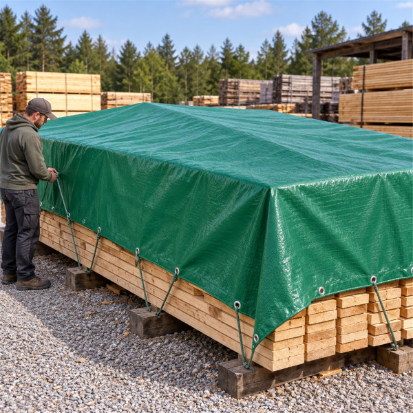 Bändchengewebeplane 6x8m