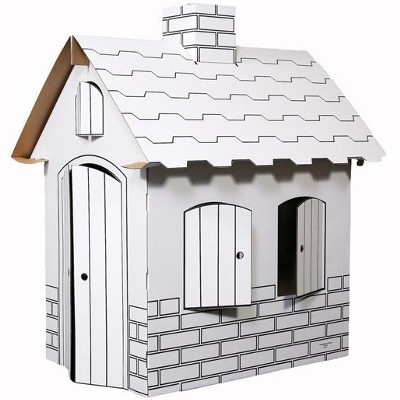 Häuschen aus Wellpappe 880x600x1100